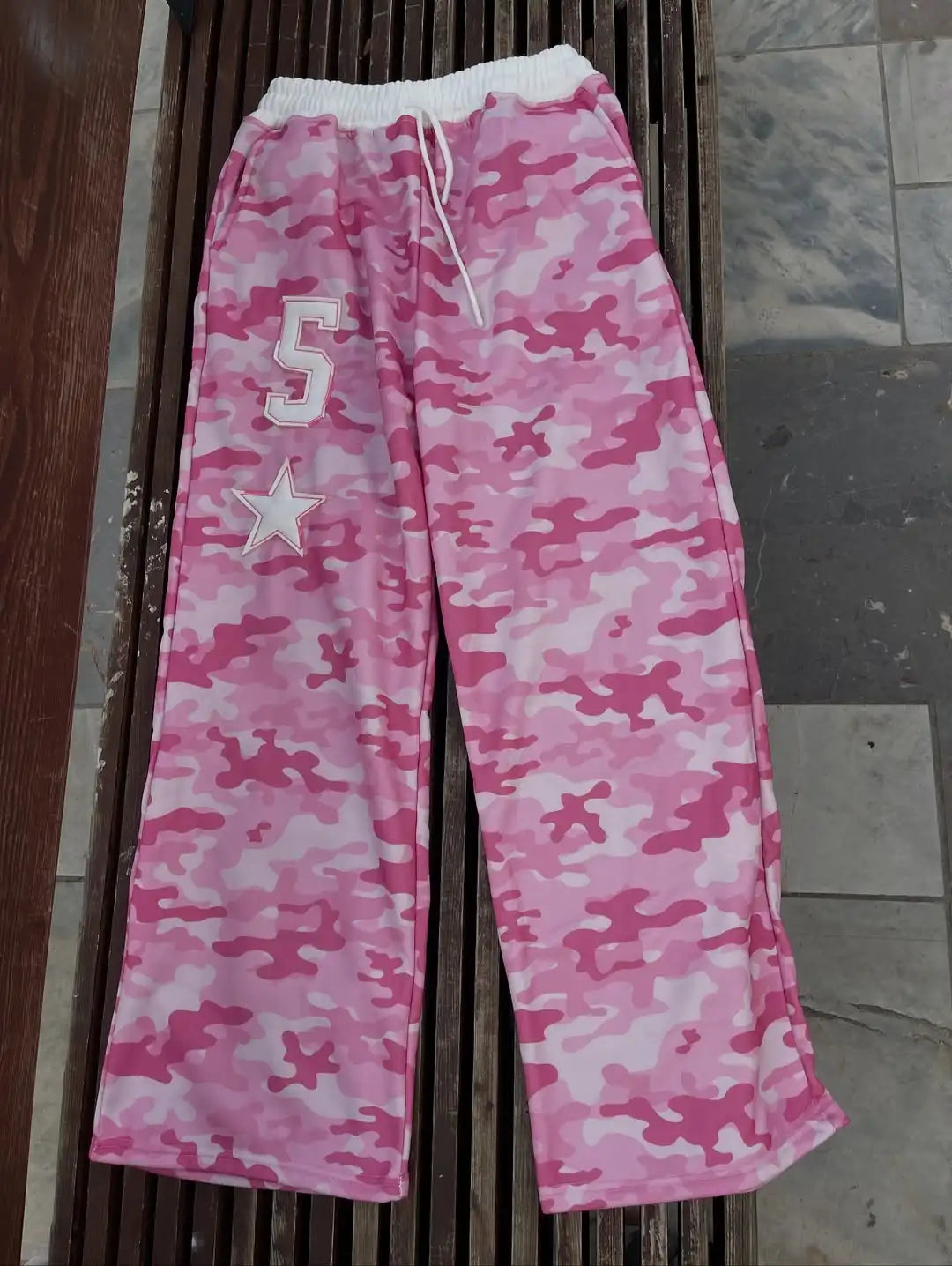 Pink Camouflage Set Y2K Streetwear Sportswear Gym Workout American Hip Hop Hoodie Two Piece Set Tracksuit