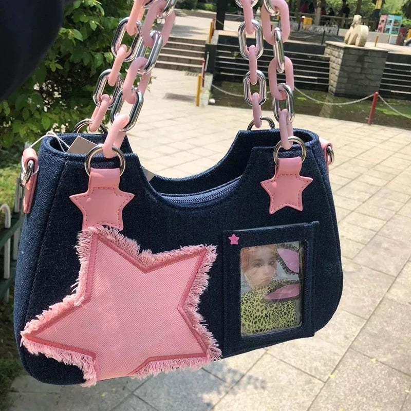 Denim Underarm Shopper Totes Large Capacity Designer Hobo Shoulder Bag Luxury Handbag Small Crossbody Bag
