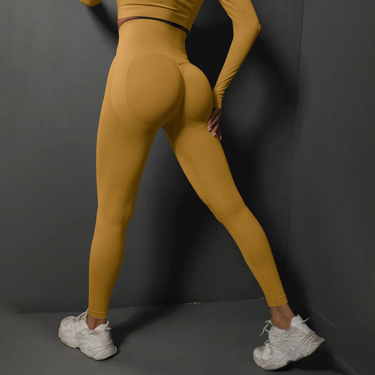 Seamless Gym Leggings Yoga Pants High Waist Booty Lifting Leggings Pants Sports Clothing Fitness Wear