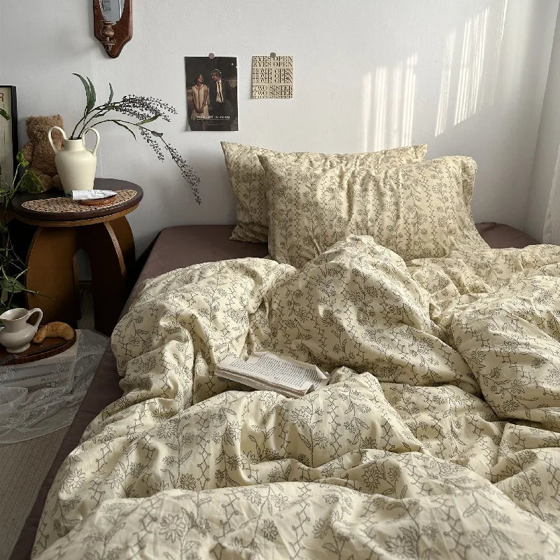 Floral Cotton Bedding Set