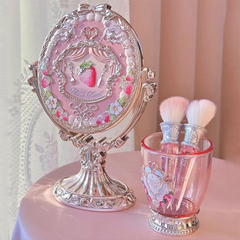 Flower Knows 9th Anniversary Limited Edition Luxury Vanity Mirror with Paddle Hair Brush