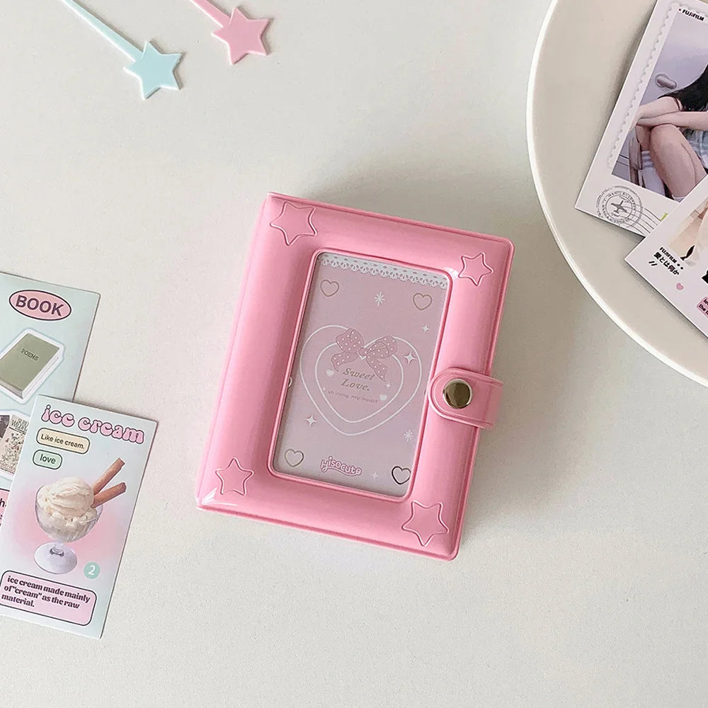 Travel Photo Album Small Card Storage Book Photocard Holder Card Holder 3 Inch INS Korean Style Mini Cute Photo Storage Album
