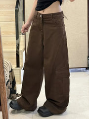 American Vintage Brown Cargo Jeans