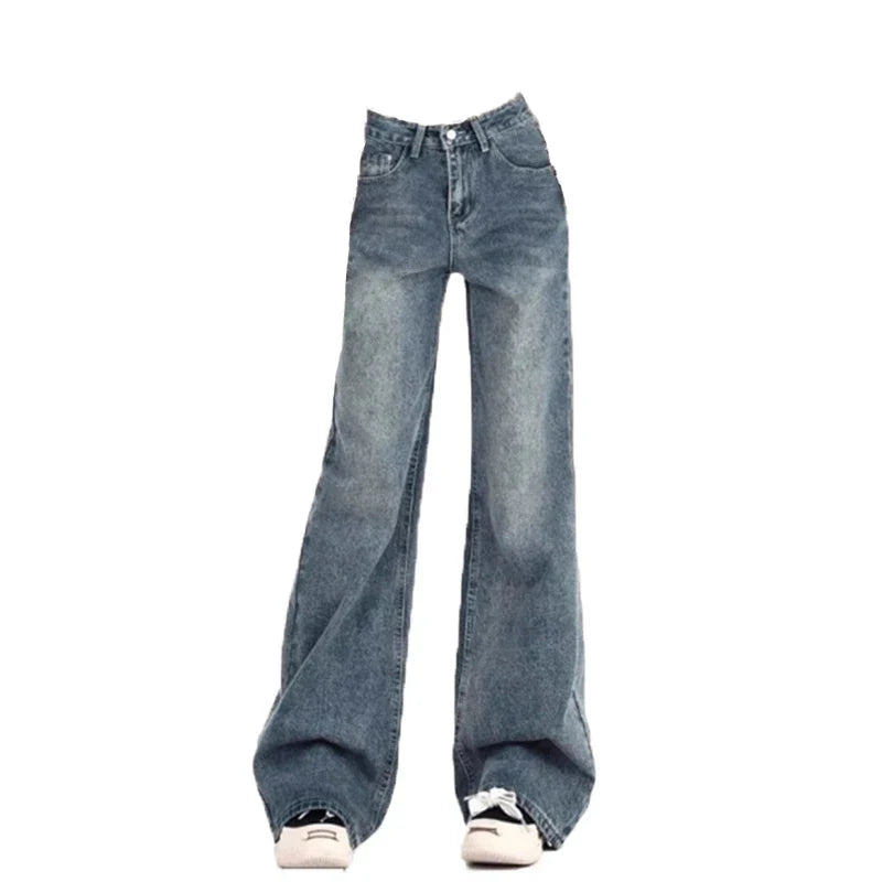 Ladies Jeans Flare Trousers Leisure Slimming Vintage Inspired  High Waist Bell pants Flared jeans jeans y2k