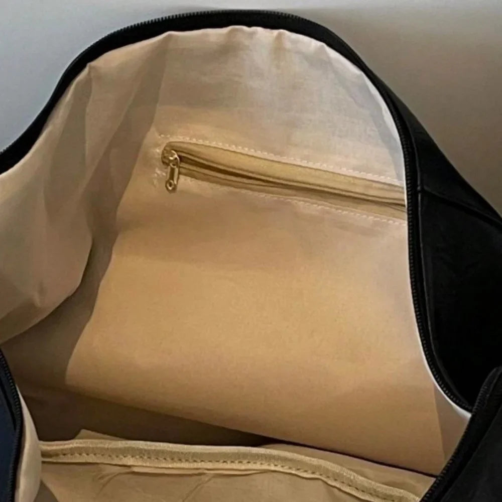 Stylish Dumpling Shaped PU Crossbody Bag