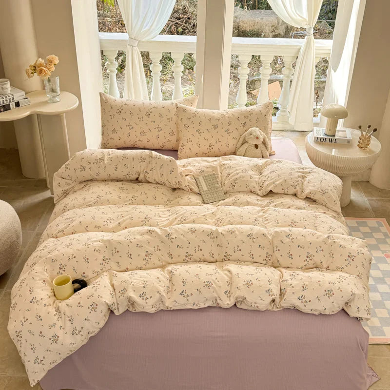 Floral Style Quilt Cover