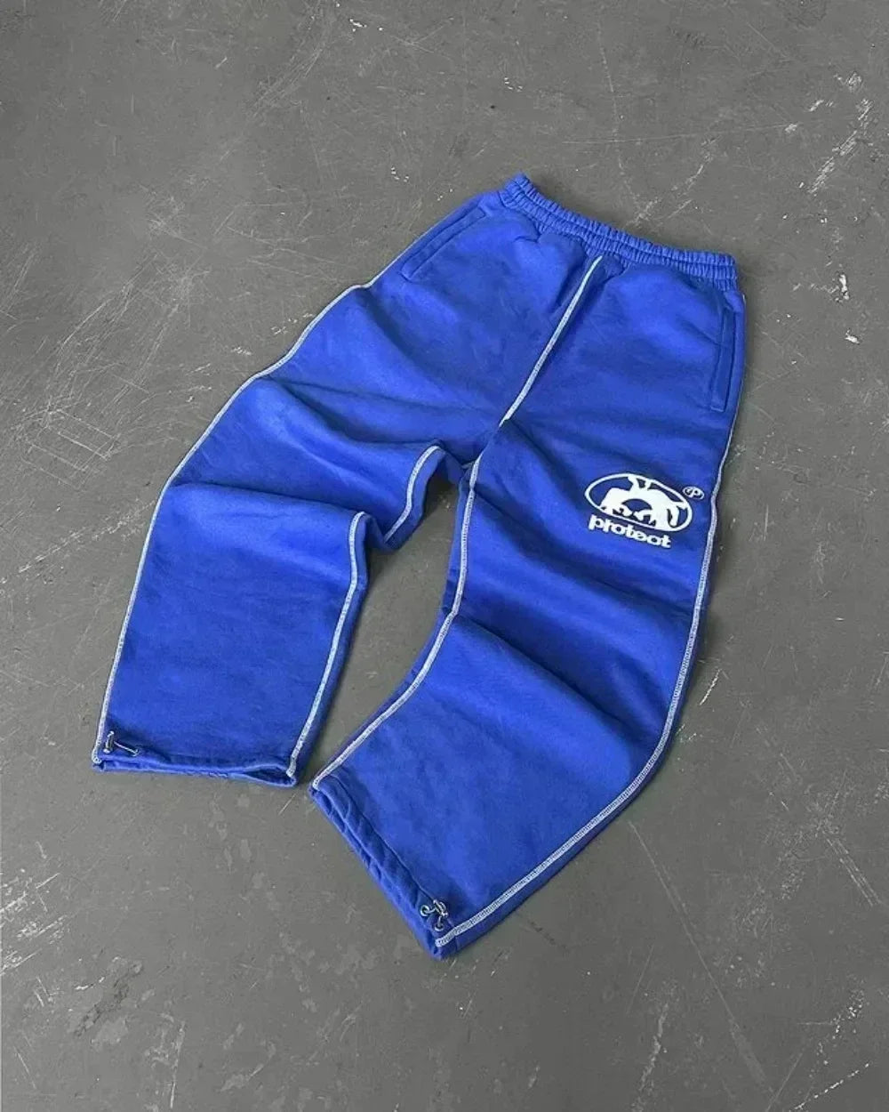American Y2k Sweatpants Gothic Harajuku Vintage Letter Patch Loose Casual Pantsable High Waisted Jogging Pants