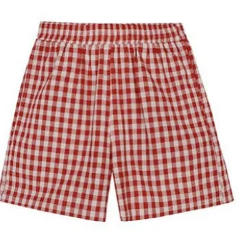 Loose Plaid Shorts Ins Style Shorts High Waist Slimming Wide Legs Casual Home Pants Outdoor Wearing Walking Shorts