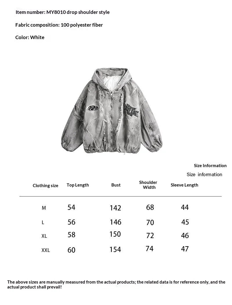 Tide Original Design Techwear High Street Trend Vintage Jacket Chic Casual Coats Ins