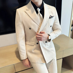 Business Clothing groom suit Wedding suit 3 Piece jacket vest pantsHigh-end business suit set dress
