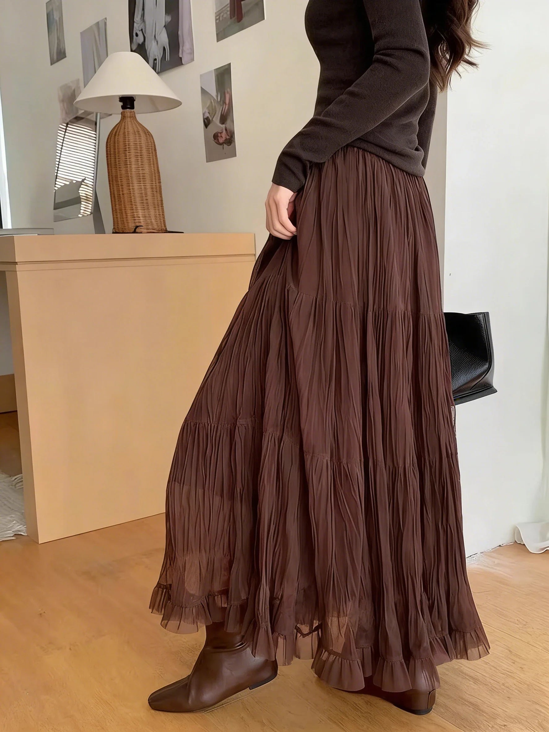 Elegant Pleated Skirt