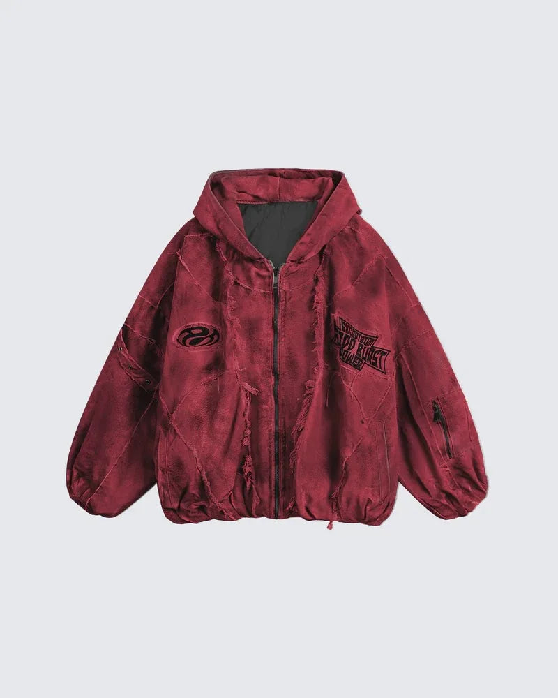 Tide Original Design Techwear High Street Trend Vintage Jacket Chic Casual Coats Ins