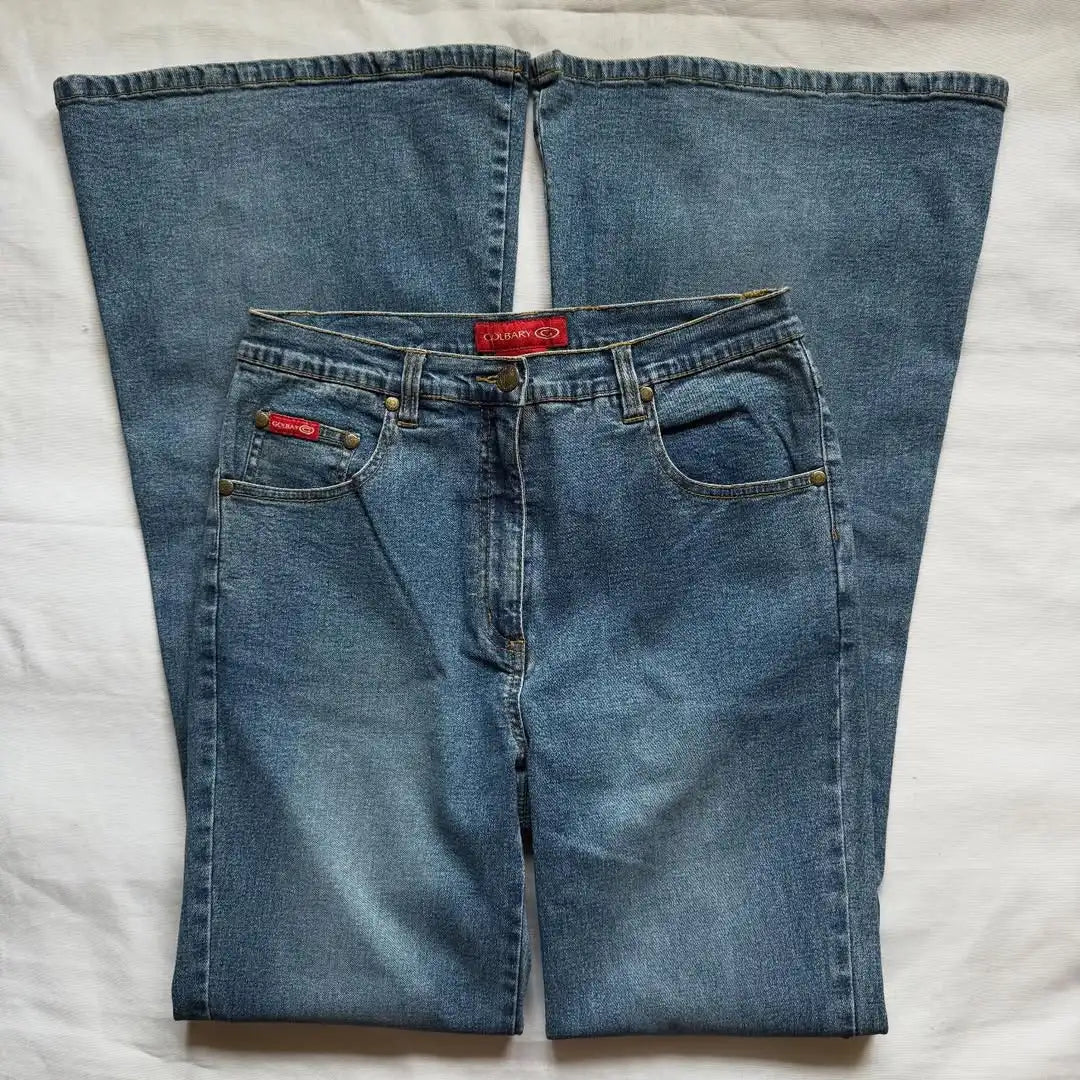 Solid Color Washed Geometry Floral Embroidery Element Baggy Wide-leg Jeans Commute Korean Style Straight-leg Jeans