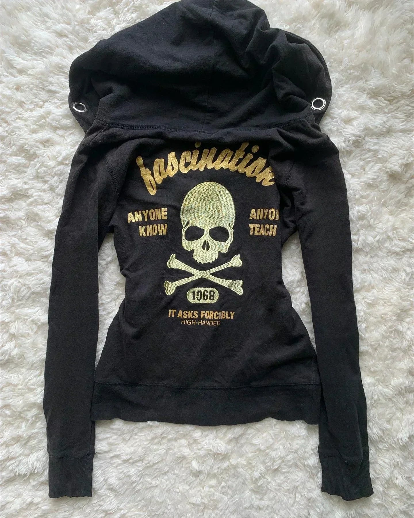 Y2K Girl Harajuku Vintage Leopard Print Slim Fit Sweatshirt Gothic Fur Collar Zipper Long Sleeve Hoodie