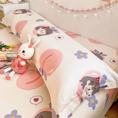 100% Cotton Pillow Cover Comfortable Pillow Case 90/120/150/180cm Long Bedside Cushion Cover Sweet Girl Pillow Covers Decorative