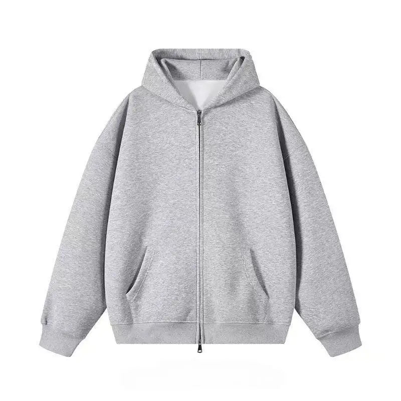 Grey Angel Wing Embroidered Hoodie Cute Kawaii Pullover Sweatshirt Wing Decoration Back Y2K Street Harajuku Loose Pullover