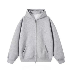 Grey Angel Wing Embroidered Hoodie Cute Kawaii Pullover Sweatshirt Wing Decoration Back Y2K Street Harajuku Loose Pullover