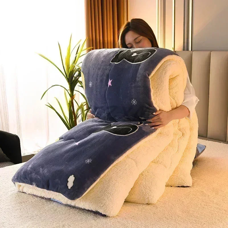 Plaid Super Thick Warm Blankets