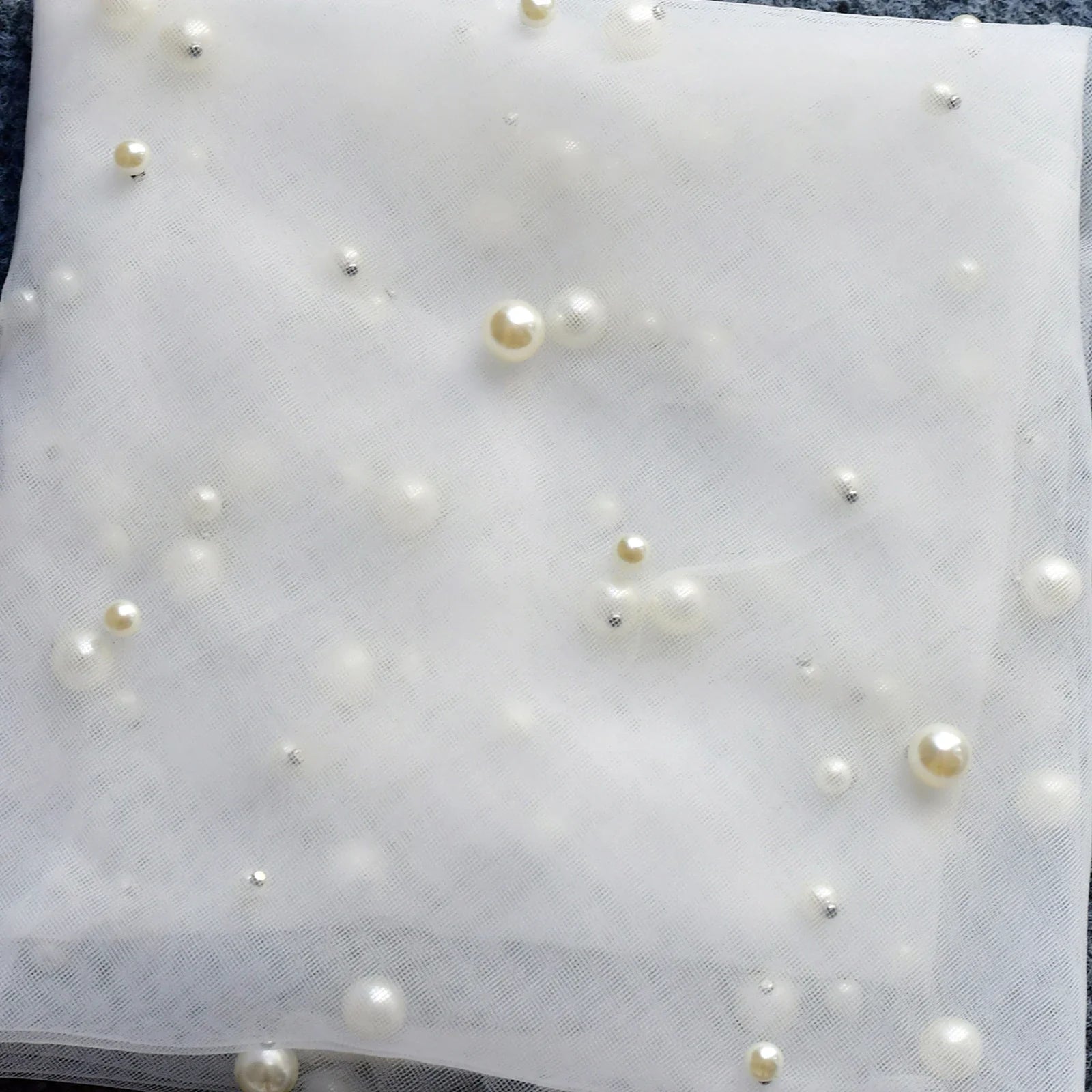 Elegant Beaded Pearl Bridal Cape Veil Off Shoulder Bolero Shawl Wedding Jacket