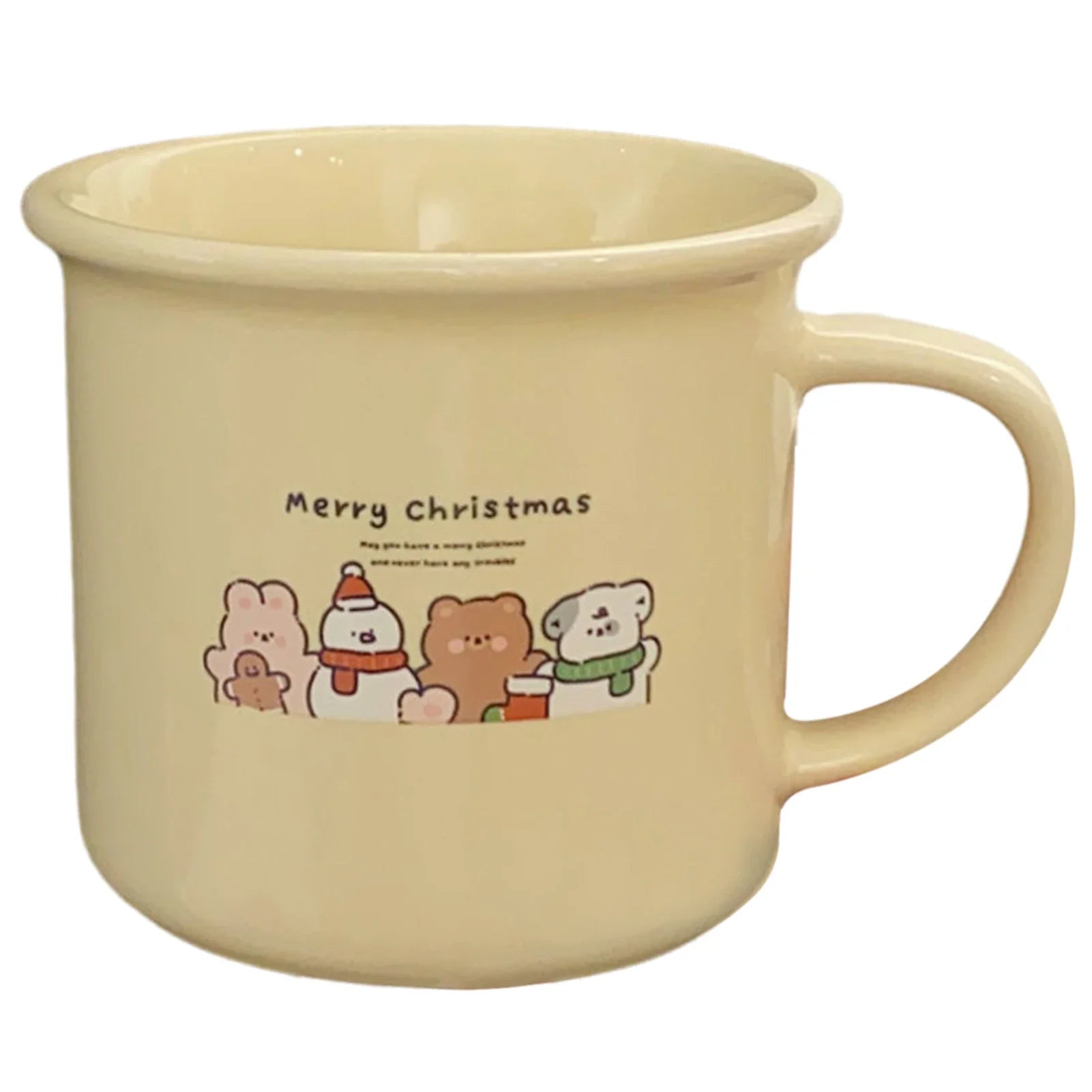 Ceramic Coffee Mug Funny Cute Cartoon Dog Mug with Handle Home Baking Dessert Breakfast Milk Mug Present