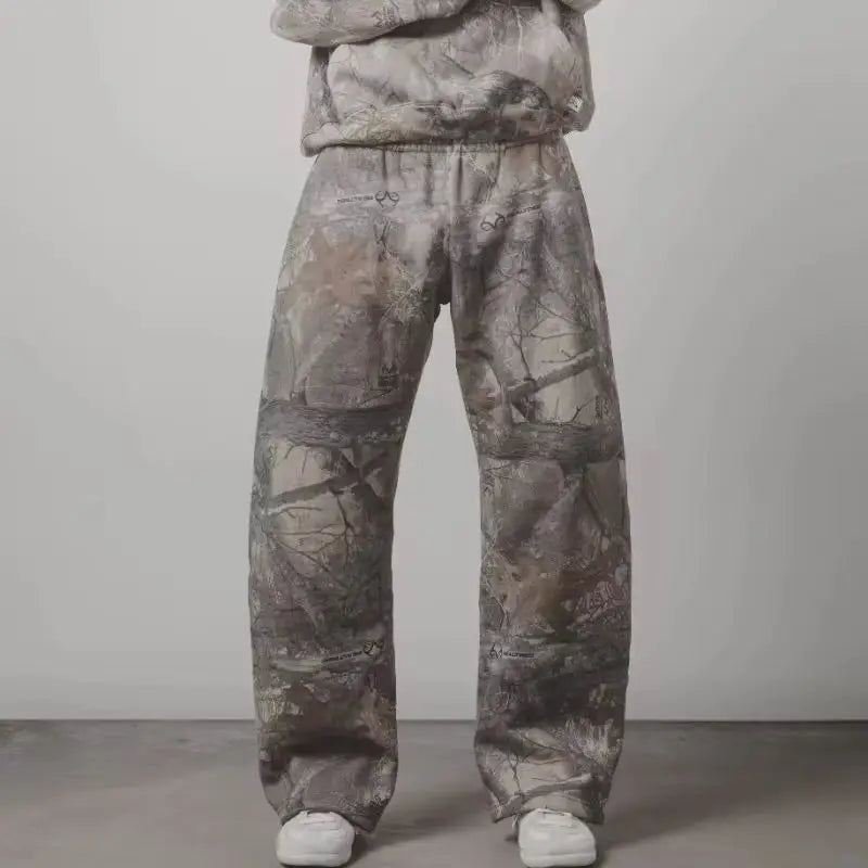 Y2K pants Harajuku vintage Camouflage Pattern Baggy Casual Sweatpants Hip Hop gothic wide leg trousers streetwear