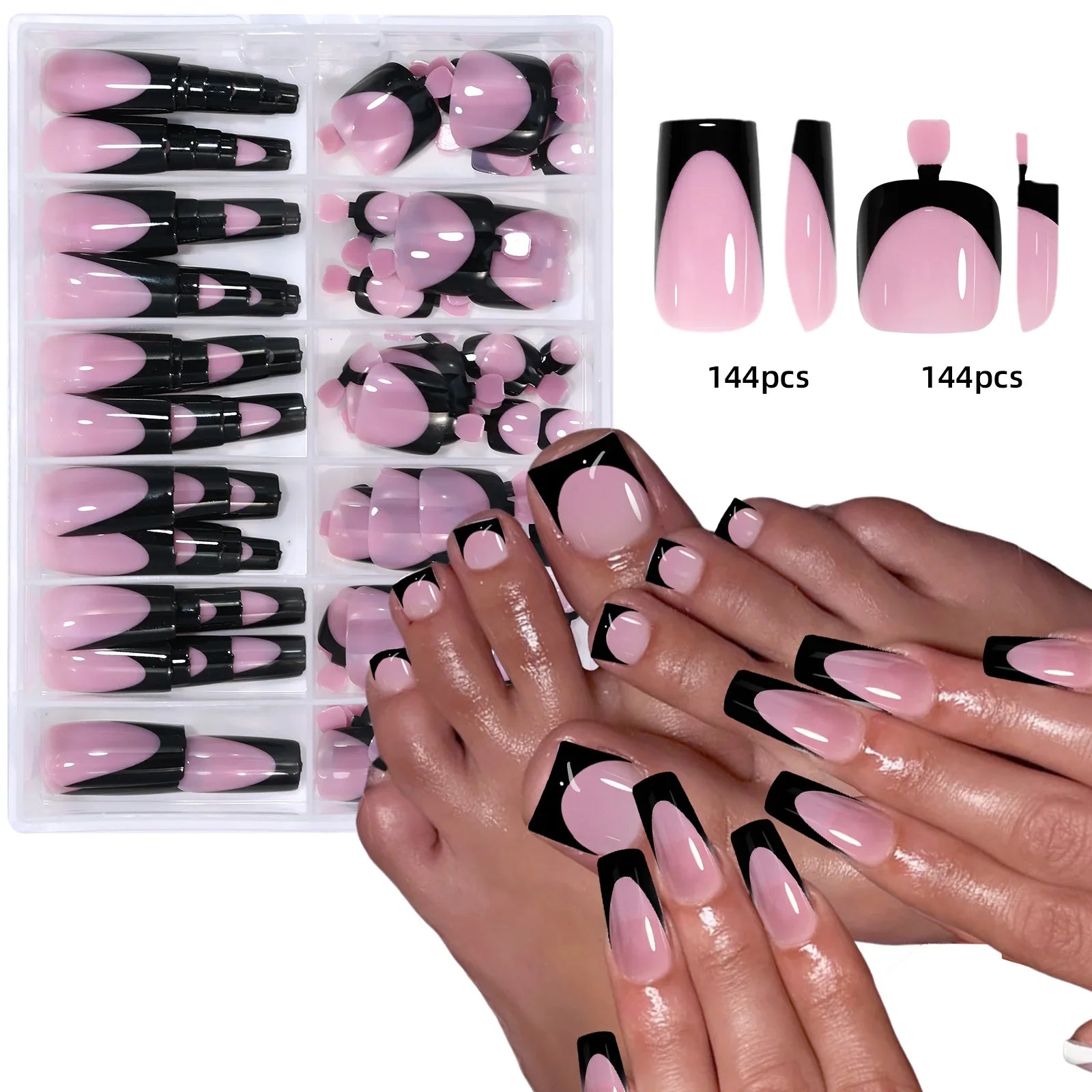 144pcs French hand