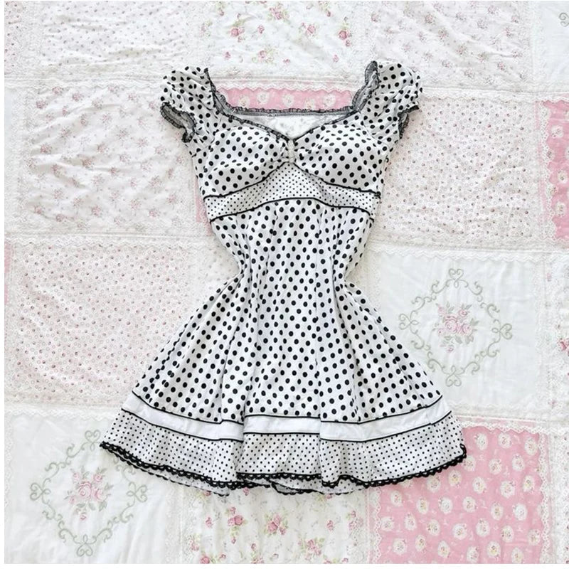 Rural Style Y2K Dress Aesthetics Graphic Print Punk Unique A-line skirt Streetwear Rock Gothic Braces skirt Hip Hop Frock Casual
