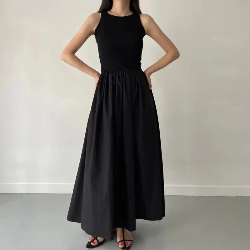 Simple Elegant Black Long Dresses