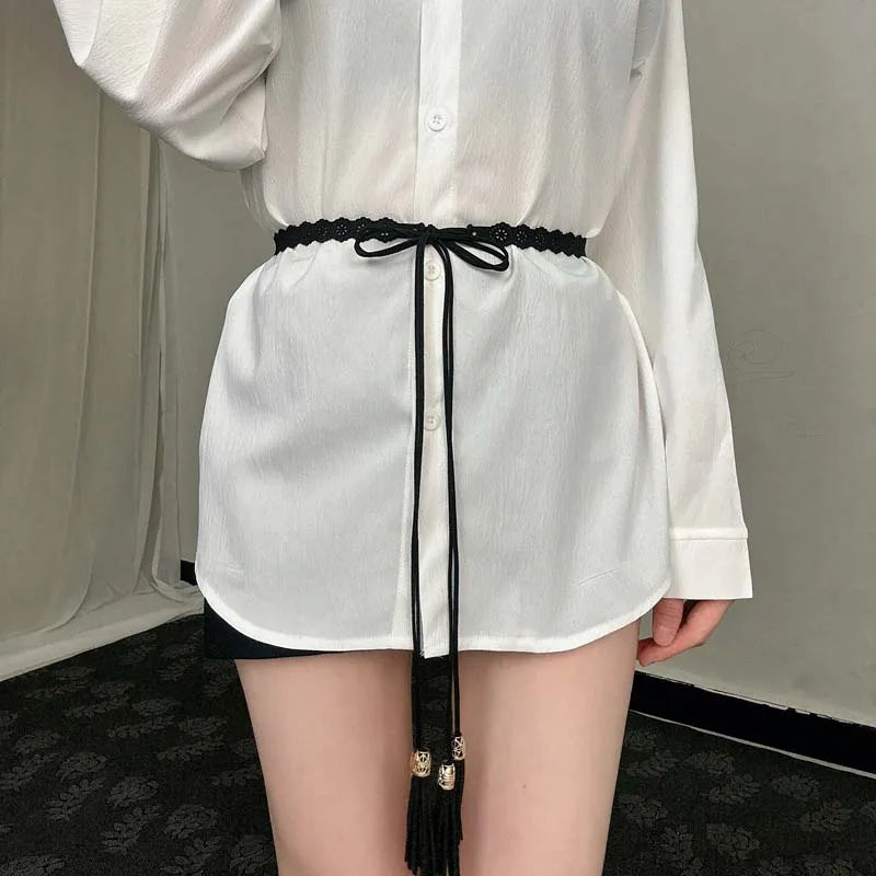 Vintage Handmade Woven Waist Chain