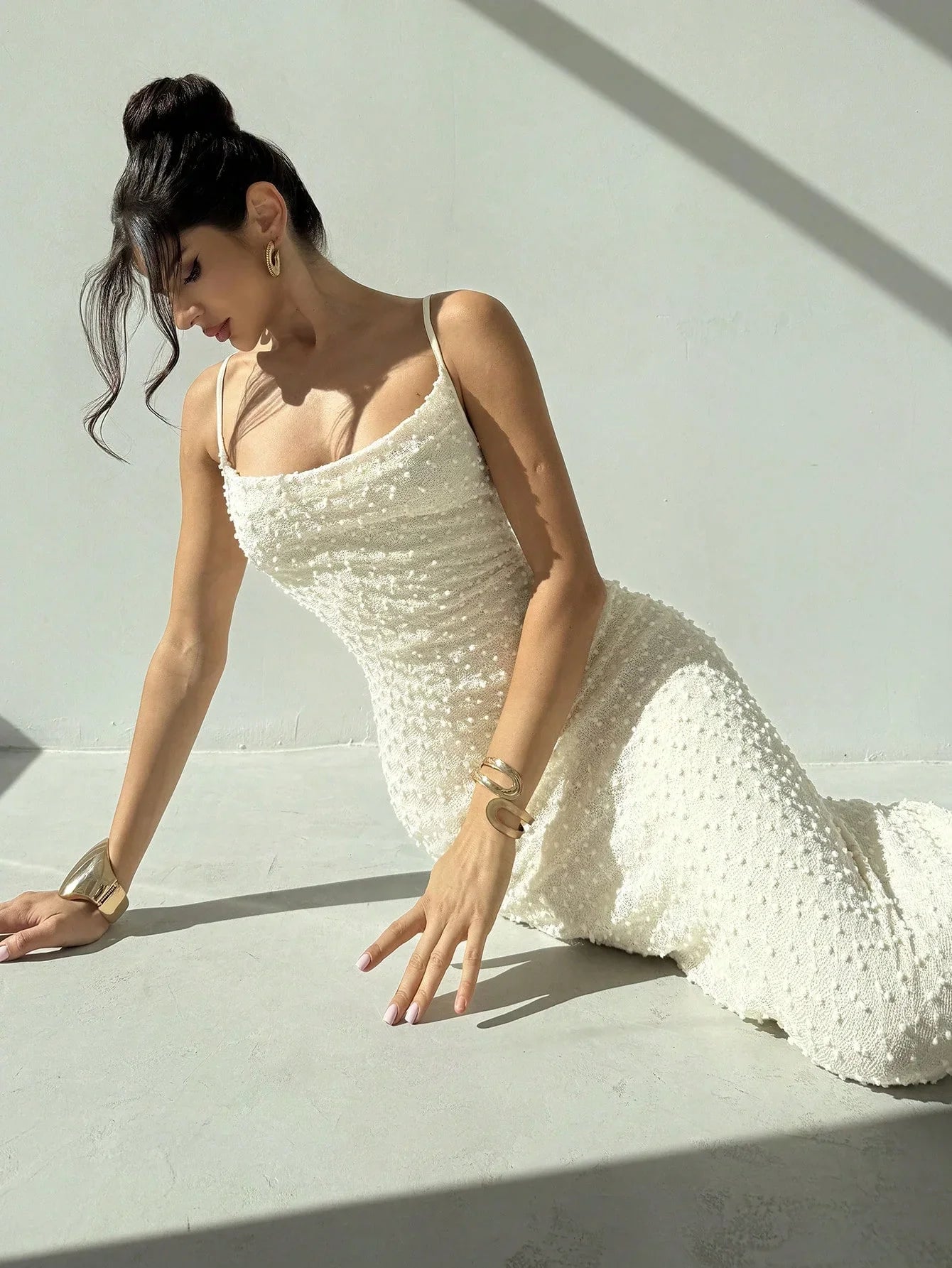 casual vacation backless slim-fit dress with hip strap