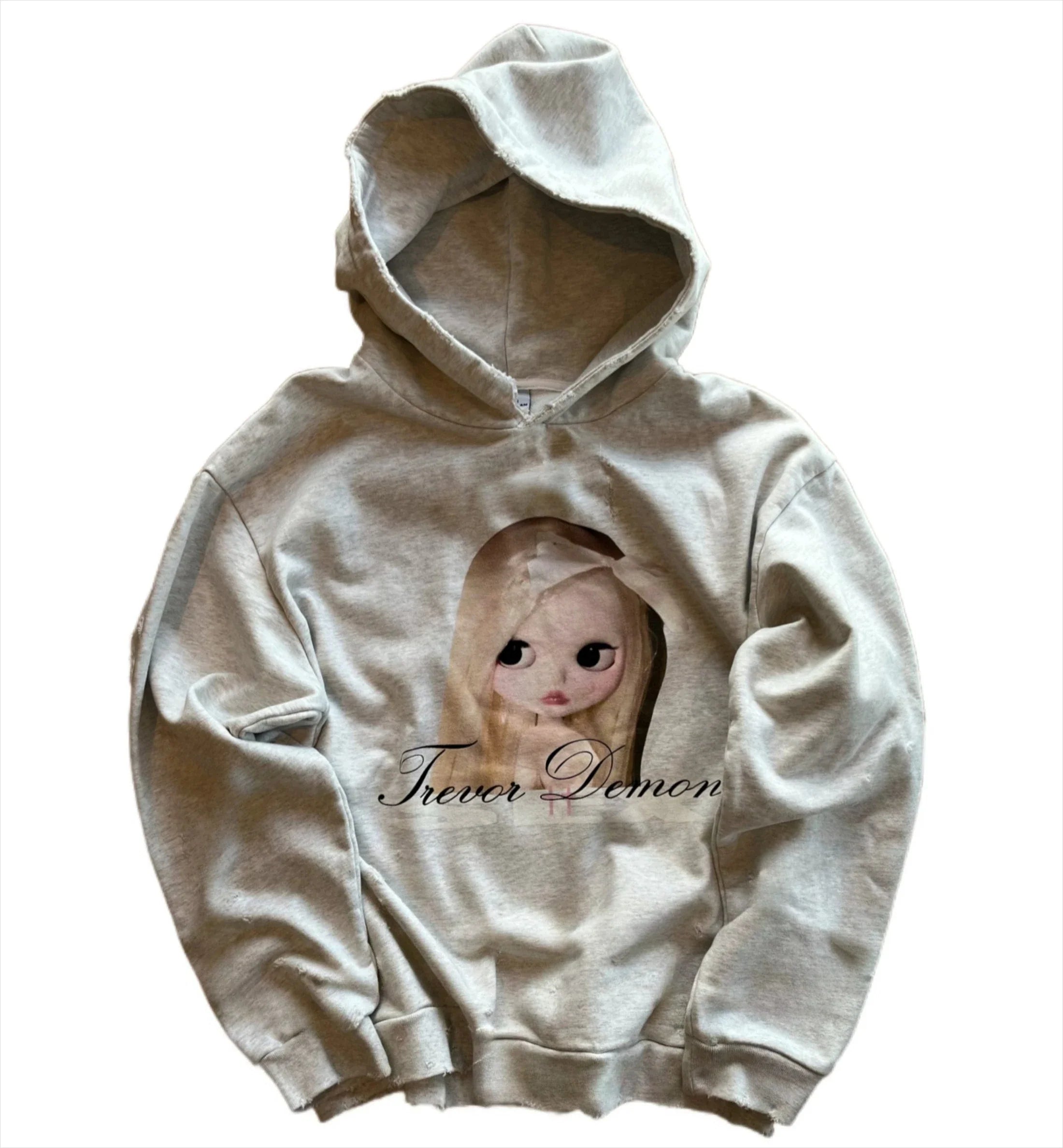 Y2K Girl Harajuku Vintage Leopard Print Slim Fit Sweatshirt Gothic Fur Collar Zipper Long Sleeve Hoodie