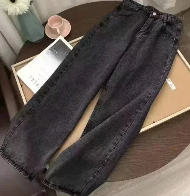 American Retro Pocket Wing Embroidery Jeans Y2K Girls Low Waisted Pants Street Hip Hop Harajuku Gothic Punk Jeans