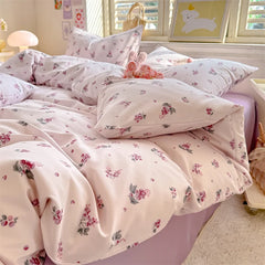 1pc Quilt Cover Queen/King Size Purple Grape Printed Duvet Cover220x240cm Single Size Comforter Cover (without pillowcase)
