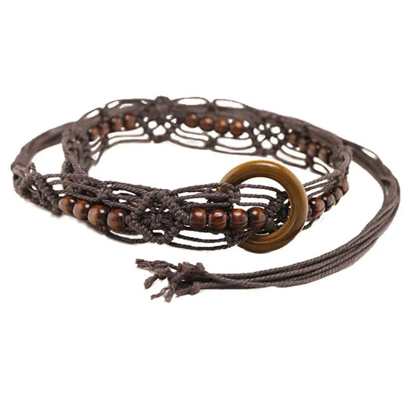 Vintage Handmade Woven Waist Chain