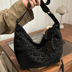 1pc Leopard Print Crossbody Bag