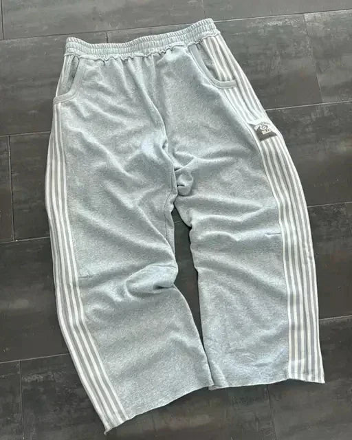 American Y2k Sweatpants Gothic Harajuku Vintage Letter Patch Loose Casual Pantsable High Waisted Jogging Pants