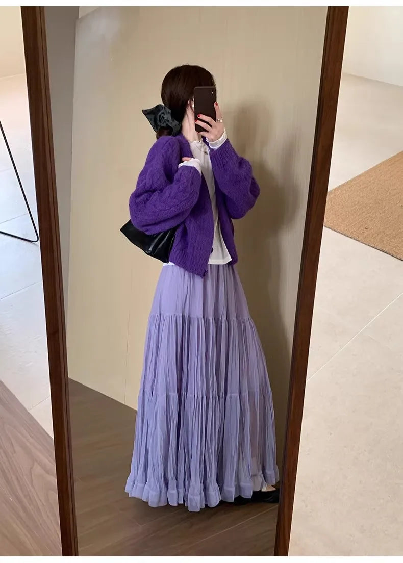 Elegant Pleated Skirt