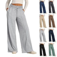 High Waisted Wide Leg Sweatpants Casual Yoga Jogger Pants