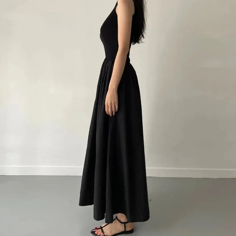 Simple Elegant Black Long Dresses