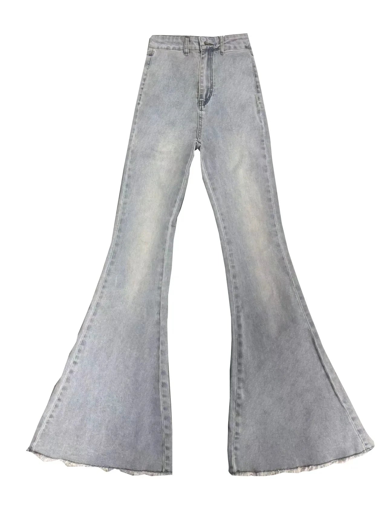 Three-dimensional butterfly jeans with a sense of design, high waist