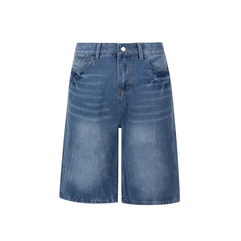 jeans Classic Washed Denim Shorts Style Casual Jeans