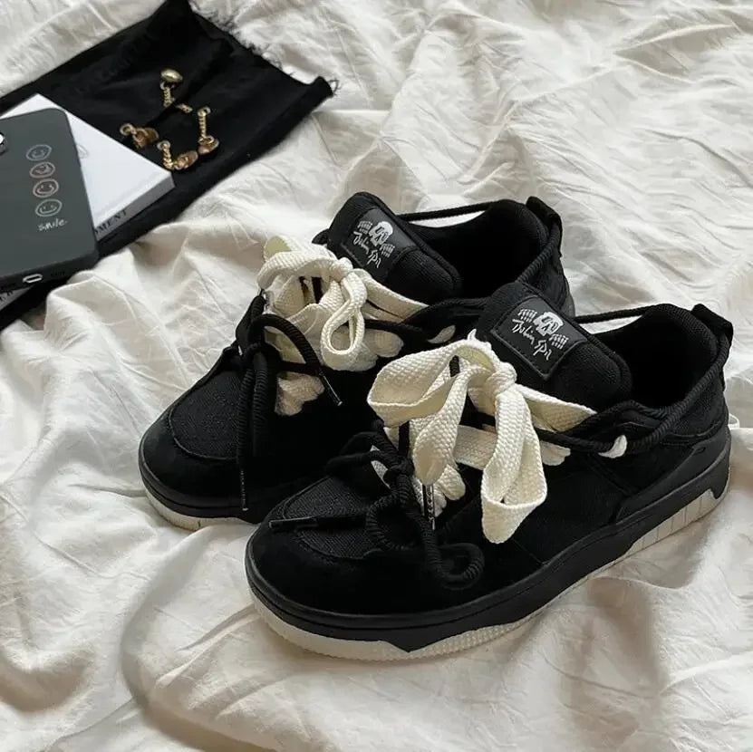 Sneakers Shoes Sports Designer Vulcanized Shoes Sneakers Mesh Lace Up Ladies