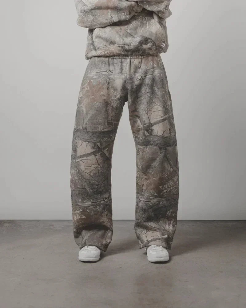 Streetwear Pink Camo Zipper Hoodie Y2k Harajuku Retro Gothic Two Piece Sets
