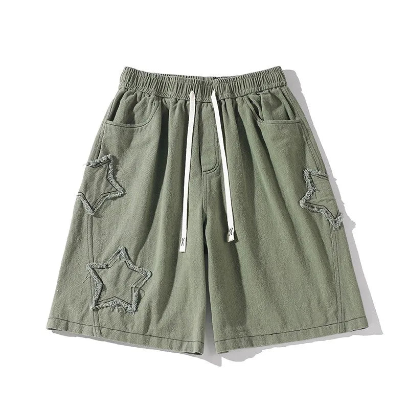 Shorts Loose spodenki meskie Vintage Denim Basic SimpleSale High Waist Leisure Ulzzang Streetwear Short