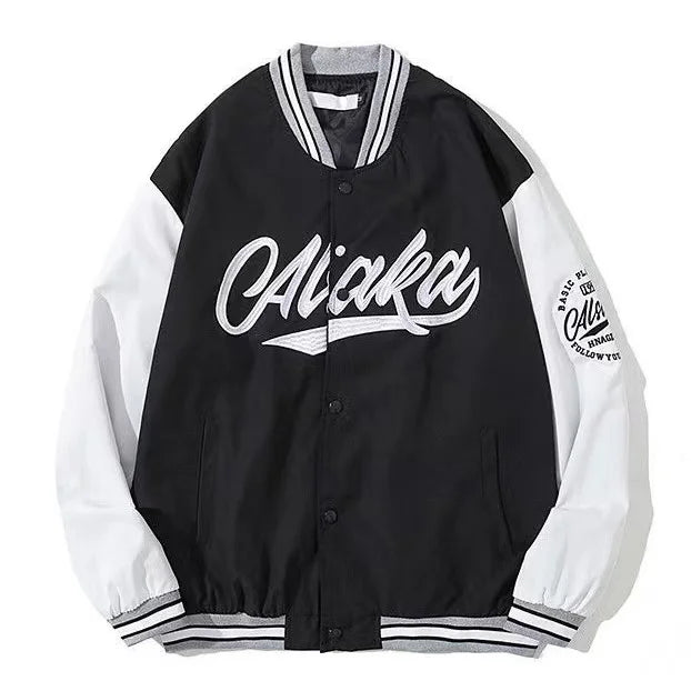 American Niche Ins Fake Two-piece Hooded Bread Coat Y2K Street Loose Retro Couple Coat Tide