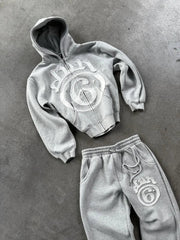Vintage Hip Hop Letter Embroidery Zipper Hoodie Streetwear Sports Washed Loose Coat Y2K Punk Couple Hoodie Sweatshirt