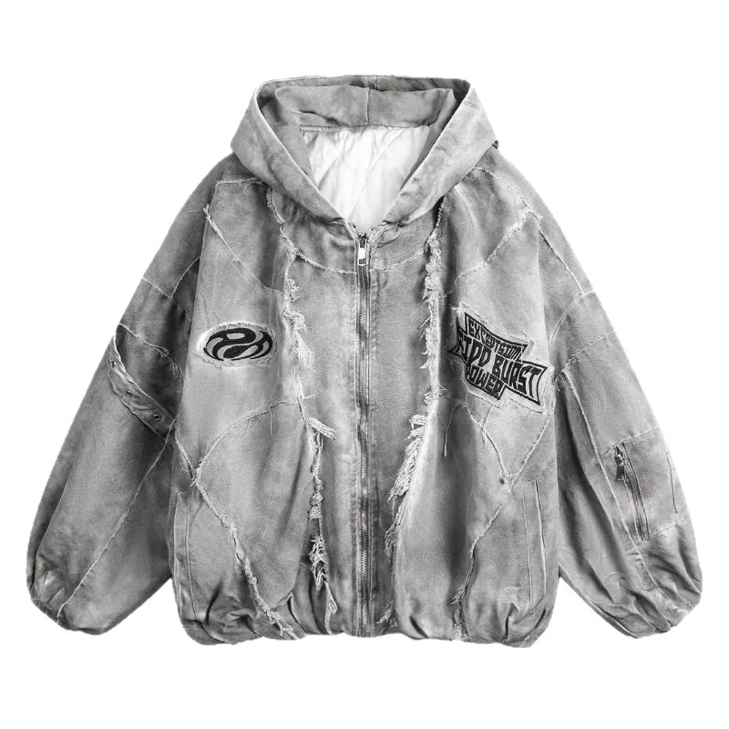 Tide Original Design Techwear High Street Trend Vintage Jacket Chic Casual Coats Ins