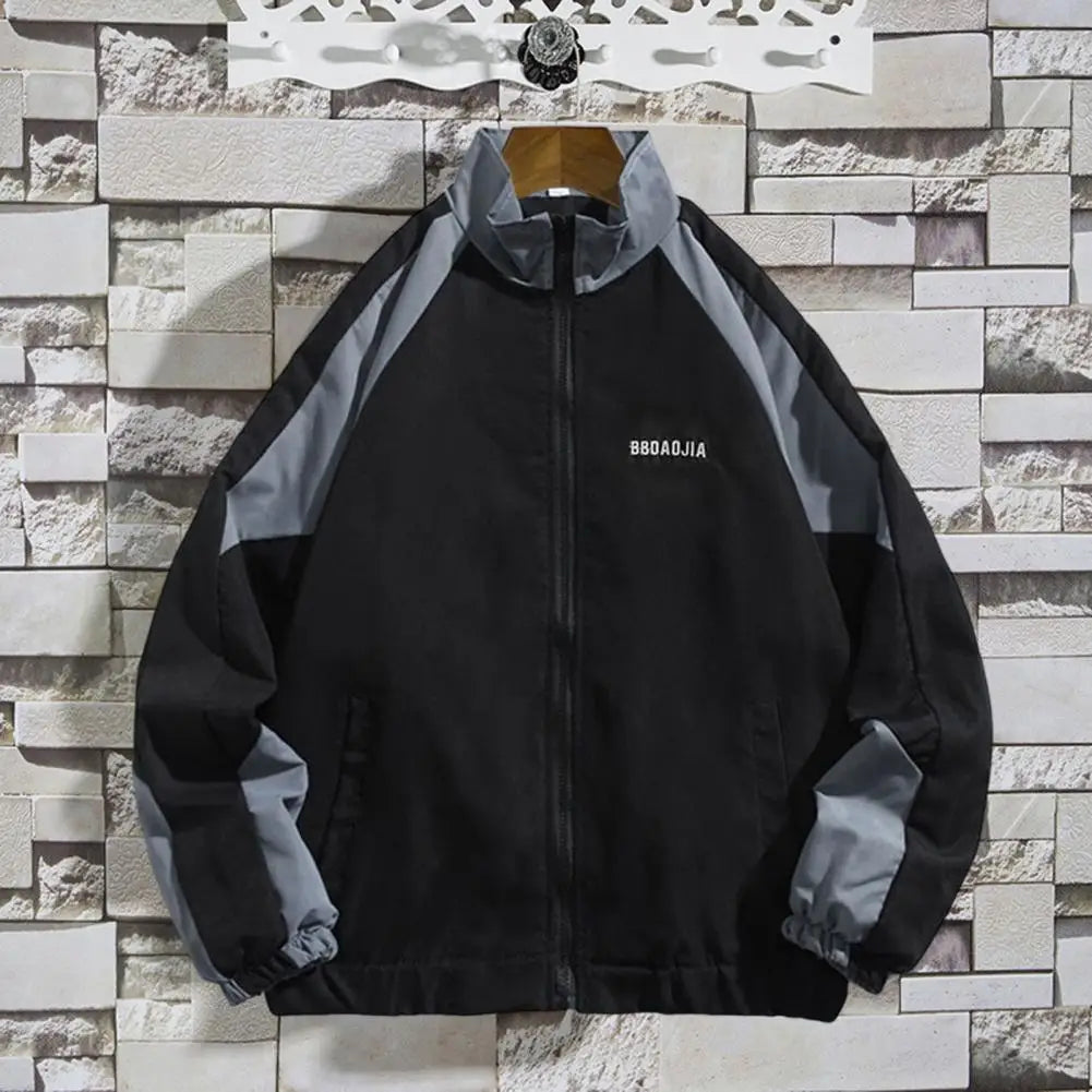 Baseball Jacket Jacket Baseball Coat Male Casual Outdoor Outwear Loose Bomber Jacket Streetwear