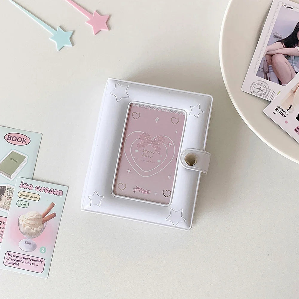 Travel Photo Album Small Card Storage Book Photocard Holder Card Holder 3 Inch INS Korean Style Mini Cute Photo Storage Album