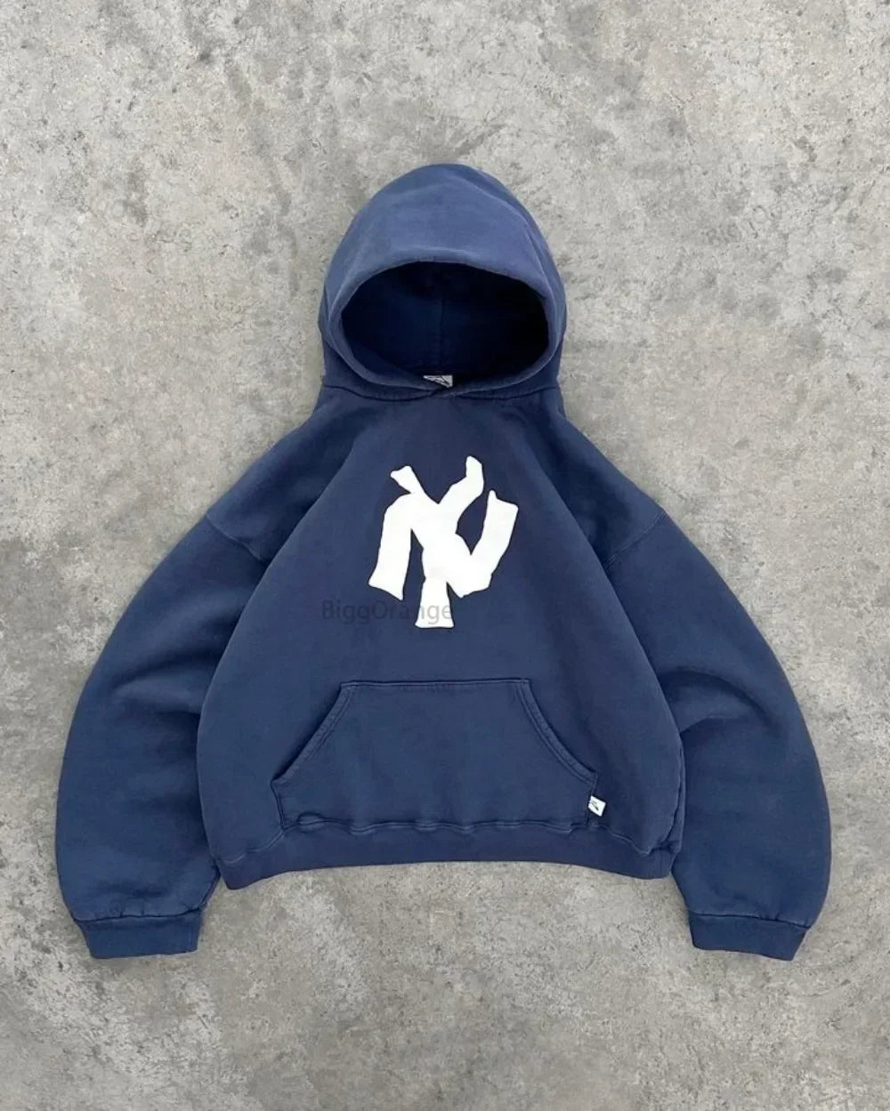 Y2K Harajuku Letter Pattern Printed Hooded Sweatshirt Hip Hood Casual Loose